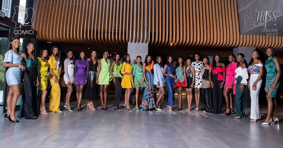 Le briefing de Miss Côte d’Ivoire 2023, Découvrez quelques images.