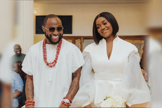 Couverture Mariage Davido et Chioma