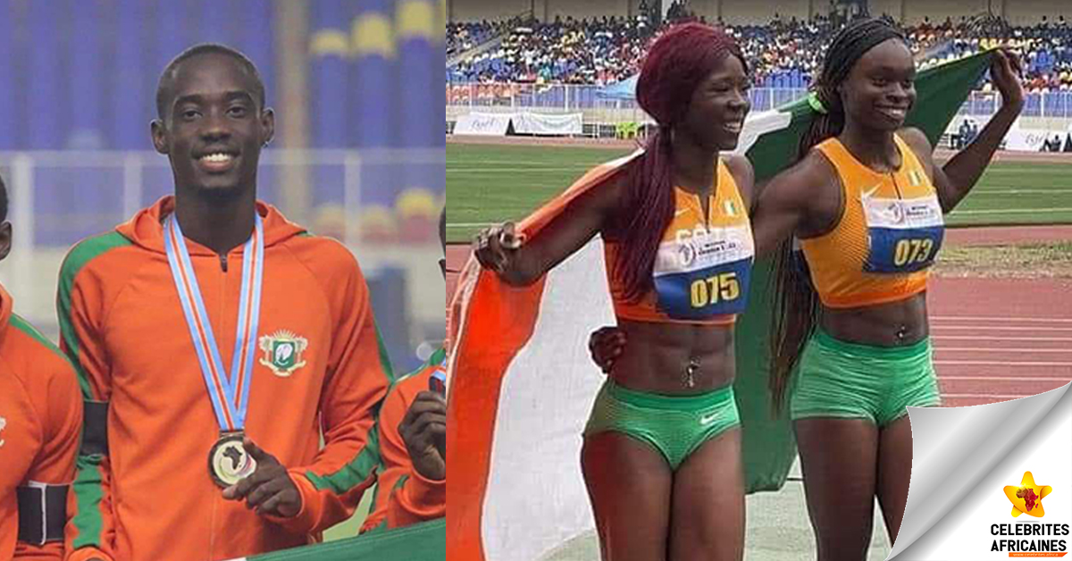 Finale des jeux de la Francophonie 2023 : Les sprinteurs Ivoiriens portent haut le drapeau de la Côte d’Ivoire